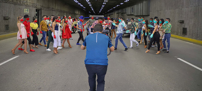 El XV Festival Mundial de Salsa se tomó el túnel de la Avenida Colombia