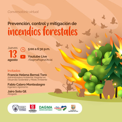 Conversatorio virtual: Prevención, control y mitigación de incendios forestales