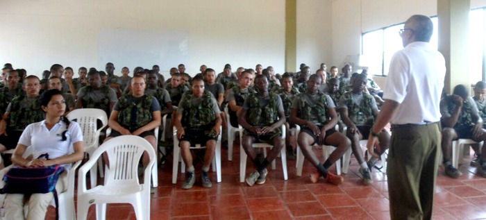 Dagma da inicio al programa de formación para Servicio Militar en Educación Ambiental a bachilleres de la tercera Brigada