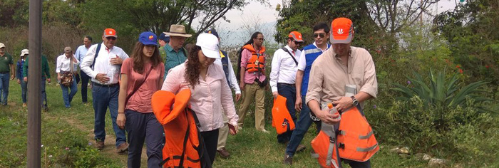 Dagma acompañó recorrido para revisar, junto a expertos internacionales, el estado del río Cauca 