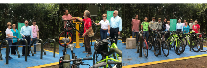 Cali estrena siete biciparqueaderos en corredores ambientales