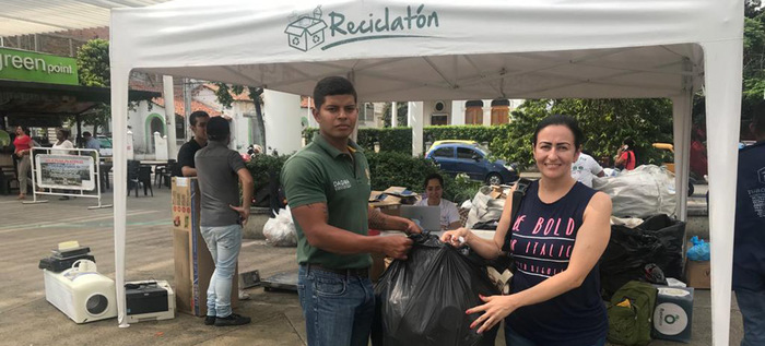 La Reciclatón celebró su primer cumpleaños con más de 600 kilos de residuos recogidos