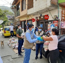 Dagma distribuyó ayudas alimentarias zonas rurales y vulnerables especiales de Santiago de Cali 