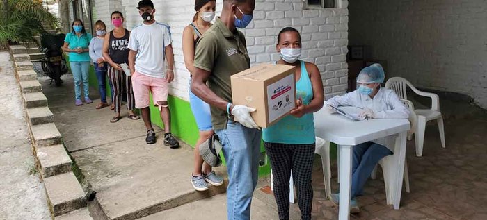 Segunda fase de entrega de ayudas humanitarias comenzó en Montebello