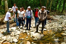 Grupo ambiental de Crepes and Waffles visitó el Parque Corazón de Pance 