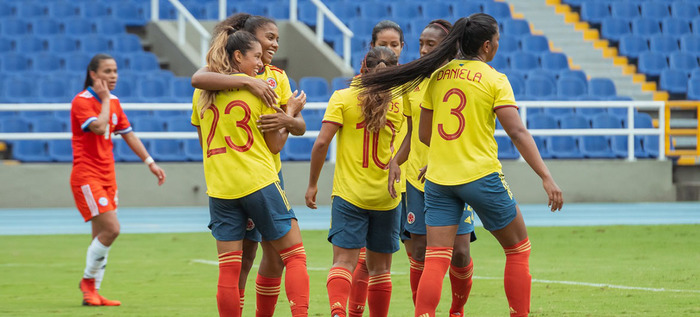Selección Colombia femenina se despidió de Cali con agradecimiento y un nuevo triunfo ante Chile