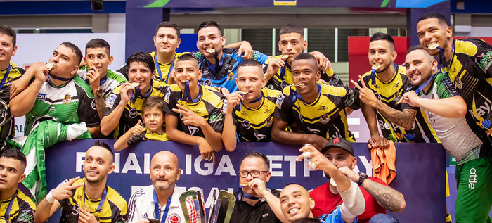 Deportivo Meta, campeón de la Liga Profesional de Futsal, en Cali 'Ciudad Deportiva'