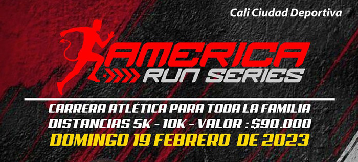 Por primera vez en Colombia se correrá la carrera de un equipo de fútbol: la ‘América Run Series’
