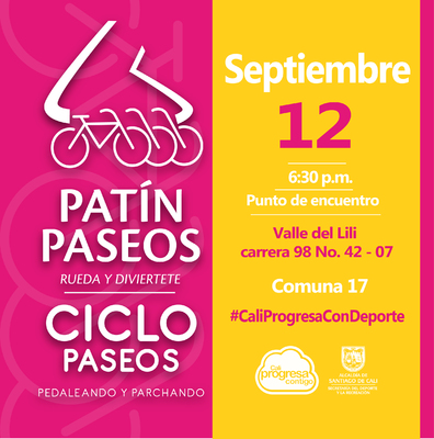 Patín y Ciclo Paseos Comuna 17