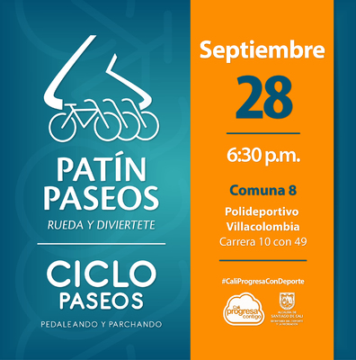 Patín y Ciclo Paseos Comuna 8