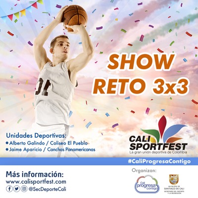 Show Reto 3X3 - Cali SportFest 2018