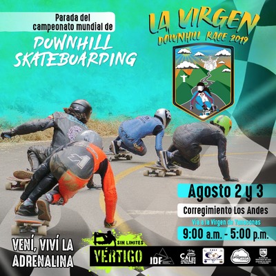 La Virgen Downhill Race 2019  Parada del campeonato mundial de Downhill Skateboarding