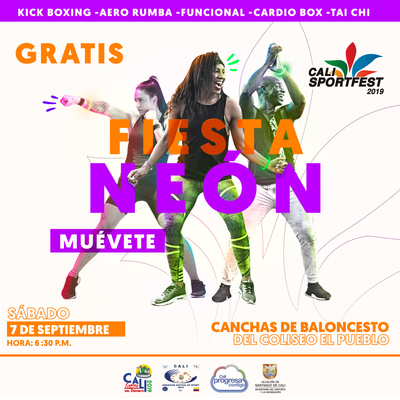 Fiesta Neón - Cali SportFest2019