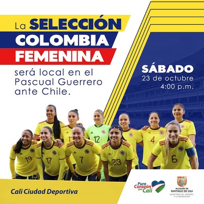 La selección Colombia femenina será local en el Pascual Guerrero