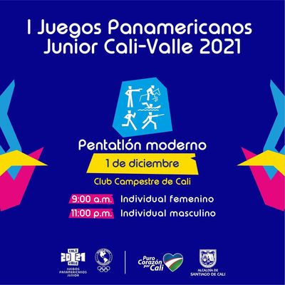 Pentatlón Moderno - I Juegos Panamericanos Junior Cali - Valle 2021