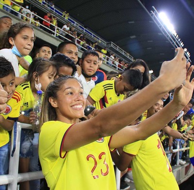 Selección Colombia Femenina en el Pascual 3