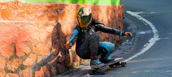 Los mejores riders del mundo compitieron en Cali por el Campeonato Mundial de Downhill Skateboarding