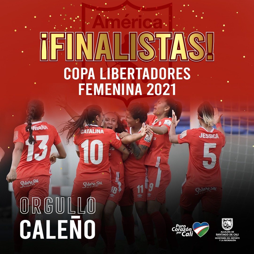 América de Cali, a 90 minutos de la gloria en la Copa Libertadores Femenina