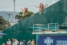 Trampolines de clavados de las piscinas Hernando Botero O’byrne se estrenaron en los  Panamericanos Junior 
