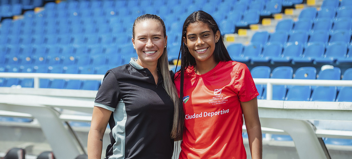 Jugadoras de la Selección Colombia motivan a finalistas de la Liga Femenina en Cali