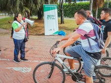 La bicicleta se paseó por el corredor verde de Cali en el Día sin Carro y Moto