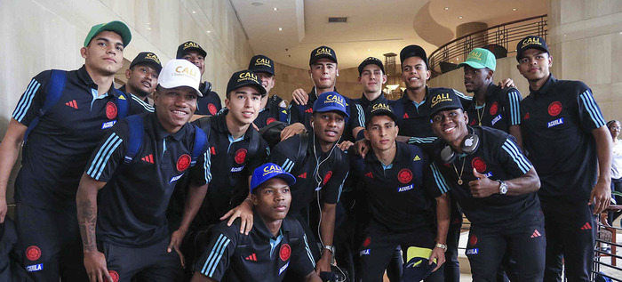 Selección Colombia Sub-20 de fútbol llegó a casa para primera ronda del Suramericano