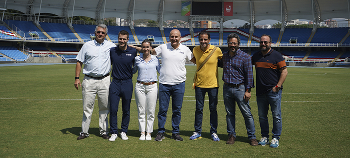 Delegados de la FIFA recorrieron el Estadio Olímpico Pascual Guerrero