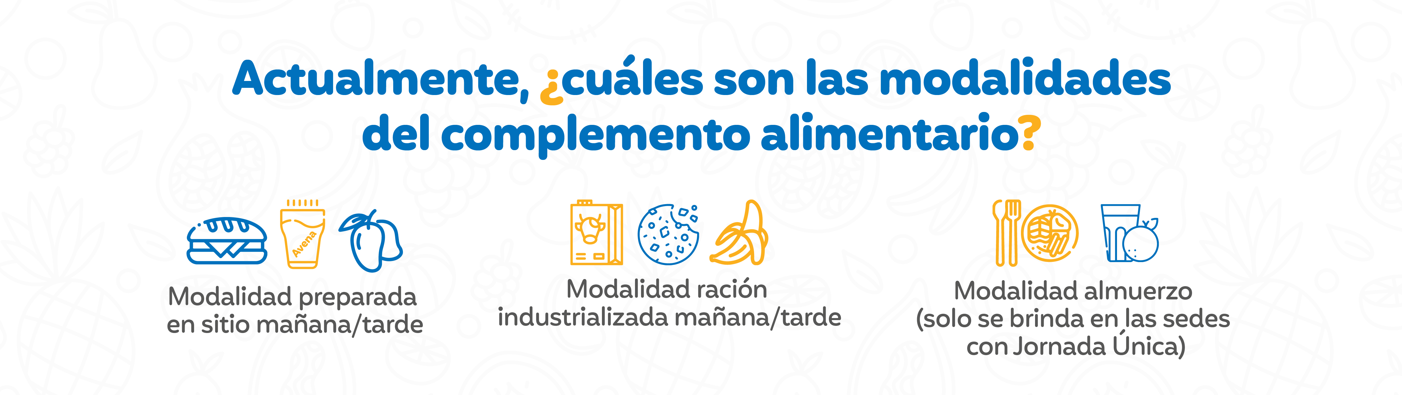 Modalidades del PAE