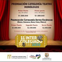 Inscríbete en el Intercolegiado de Teatro y Artes Escénicas 2020.