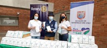 Club Rotario de Cali donó 720 termómetros a la Secretaría de Educación