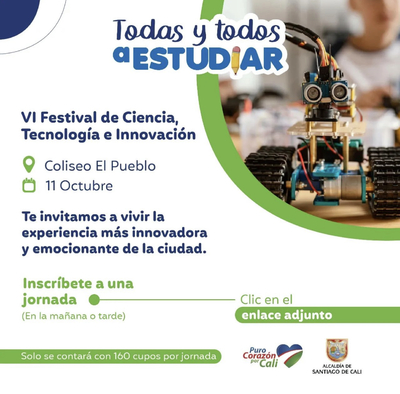 Invitación al VI Festival de Ciencia, Tecnología e Innovación