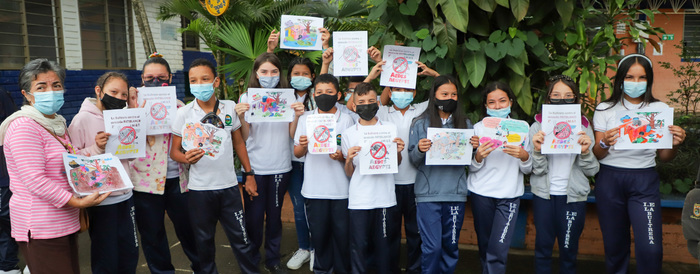 Con acciones pedagógicas la Institución Educativa La Buitrera trabaja en la prevención del dengue