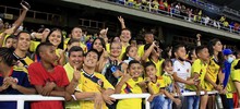 Beneficiarios de ‘Todas y Todos a Estudiar’ disfrutaron del partido amistoso de fútbol femenino Colombia - Venezuela 