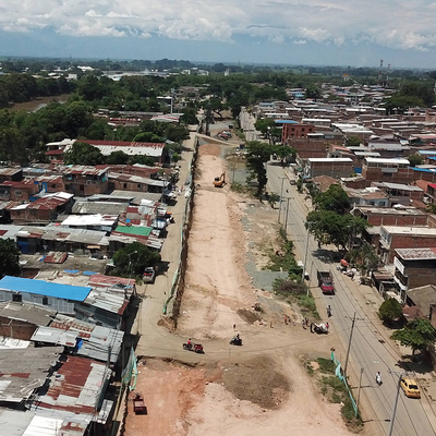 A un paso de terminar el reforzamiento del Jarillón del río Cauca