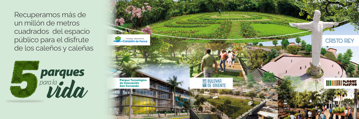 Cali construye cinco parques para la vida