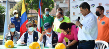 “El barrio Calima quedará como nuevo con la rehabilitación de sus vías”: alcalde Ospina