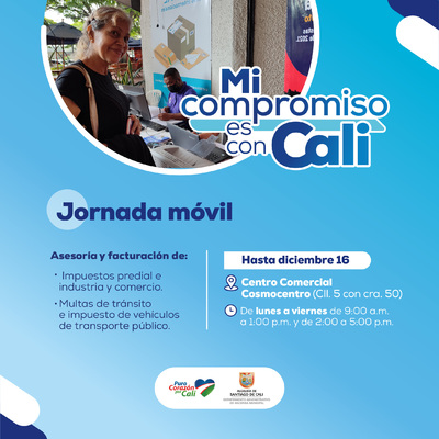 CC Cosmocentro / Jornada Móvil - Facturación y asesoría en impuestos y multas de tránsito