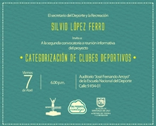 CATEGORIZACIÓN DE CLUBES DEPORTIVOS
