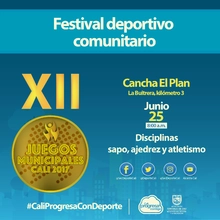 Festival deportivo comunitario  Sapo, Ajedrez y Atletismo