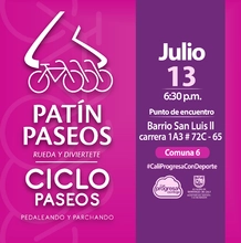 Patín y Ciclo Paseos Comuna 6