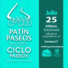Patín y Ciclo Paseos Comuna 17