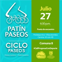 Patín y Ciclo Paseos Comuna 8