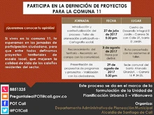 Taller de cartografía social - participación ciudadana comuna 11 - UPU 5