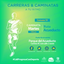 Caminata comuna 19 Ruta Acueducto