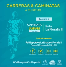 Caminata comuna 6 Ruta Floralia II