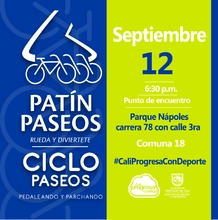 Patín y Ciclo Paseos Comuna 18