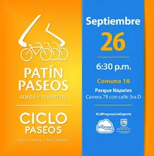 Patín y Ciclo Paseos Comuna 18