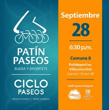 Patín y Ciclo Paseos Comuna 8