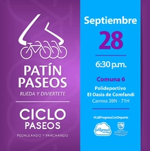 Patín y Ciclo Paseos Comuna 6