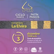 Ciclo y Patín Paseo corregimiento La Elvira
